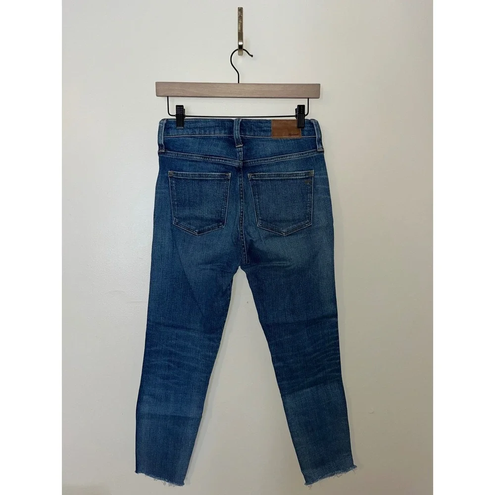 Madewell Skinny Jeans Bundle 3 Pairs White‎ Black Blue High Mid Rise Size 25/26